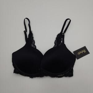 Frederick's Of Hollywood Women's Julieta Soft Cup Contour Bra Size 32D Black Tan